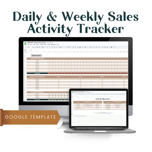 Google Sheets Sales Activity Tracker